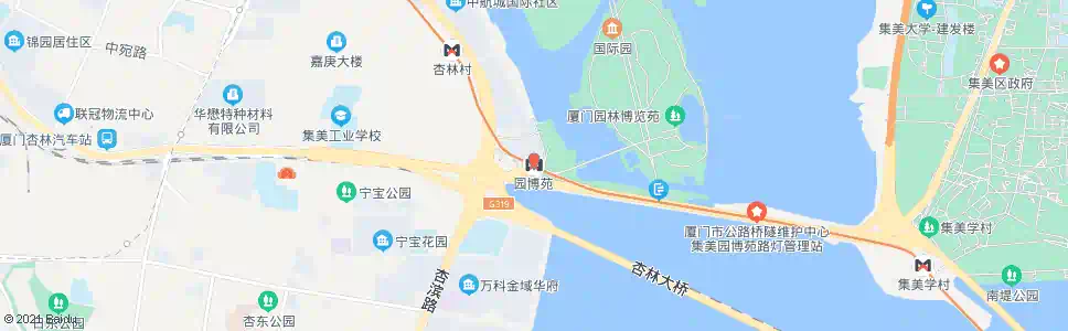 厦门园博苑枢纽站_公交站地图_厦门公交_妙搜公交查询2025