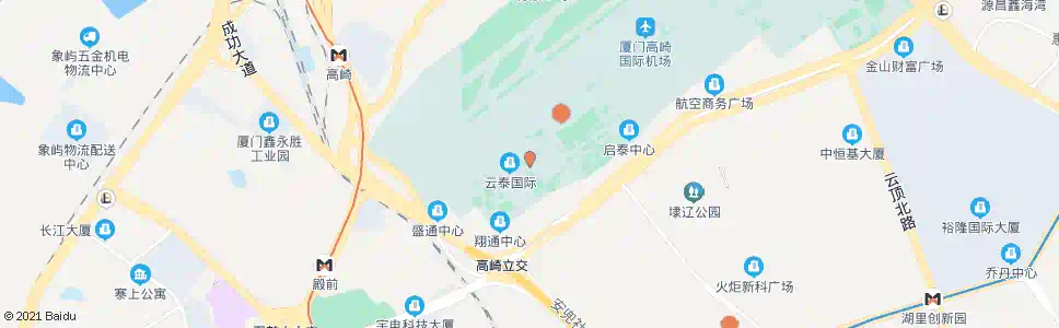 厦门航油酒店_公交站地图_厦门公交_妙搜公交查询2025