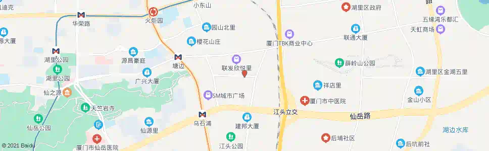 厦门梅阳花园_公交站地图_厦门公交_妙搜公交查询2025
