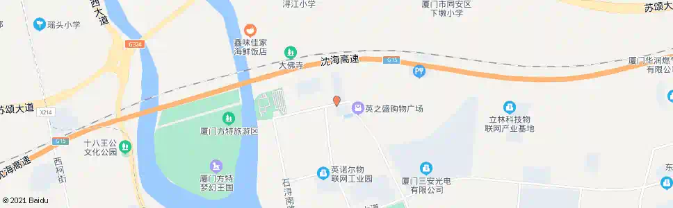 厦门洪塘金包银_公交站地图_厦门公交_妙搜公交查询2025