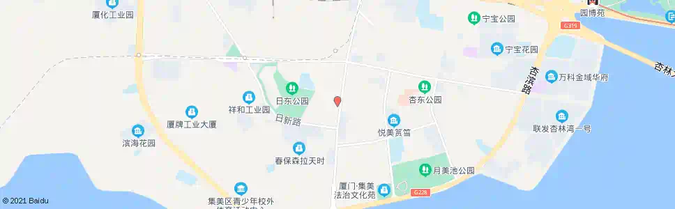 厦门杏林派出所_公交站地图_厦门公交_妙搜公交查询2025