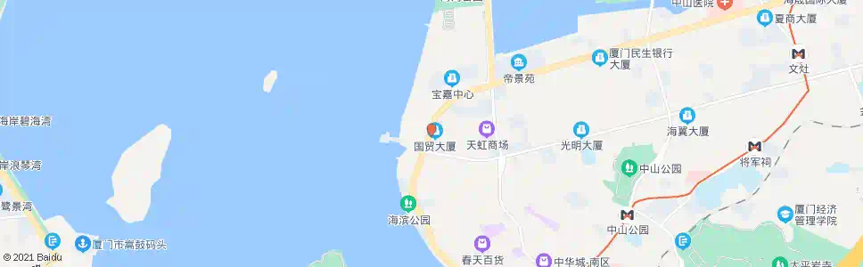 厦门国贸海景_公交站地图_厦门公交_妙搜公交查询2025
