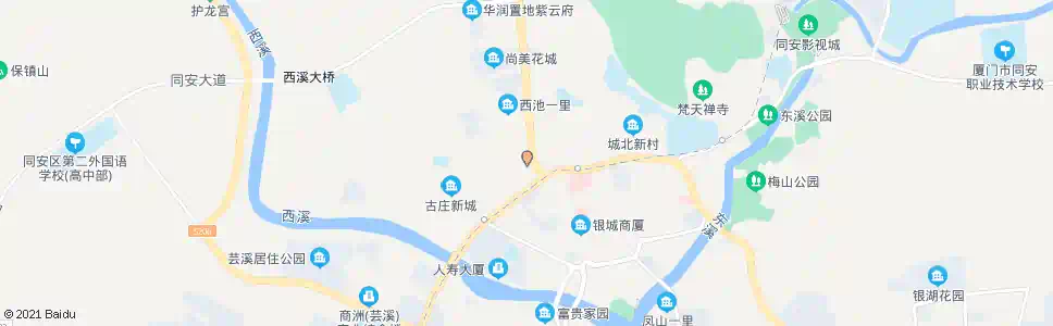 厦门田洋路口_公交站地图_厦门公交_妙搜公交查询2025