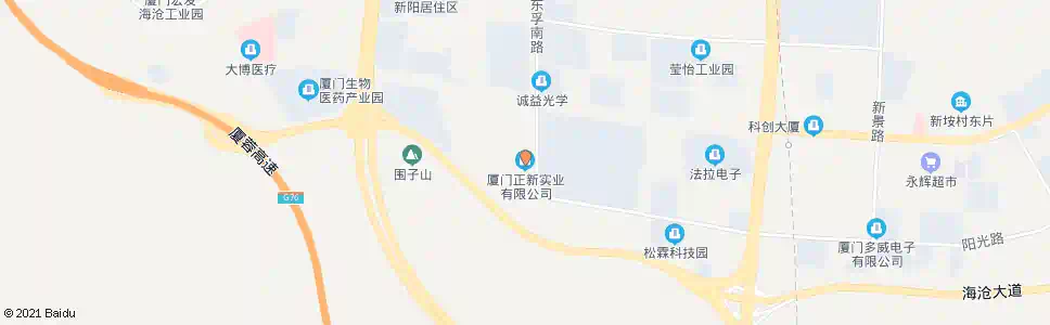 厦门正新实业_公交站地图_厦门公交_妙搜公交查询2025