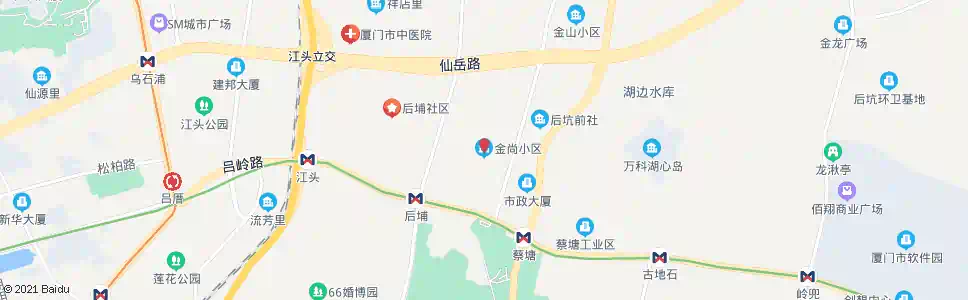 厦门金尚小区_公交站地图_厦门公交_妙搜公交查询2025