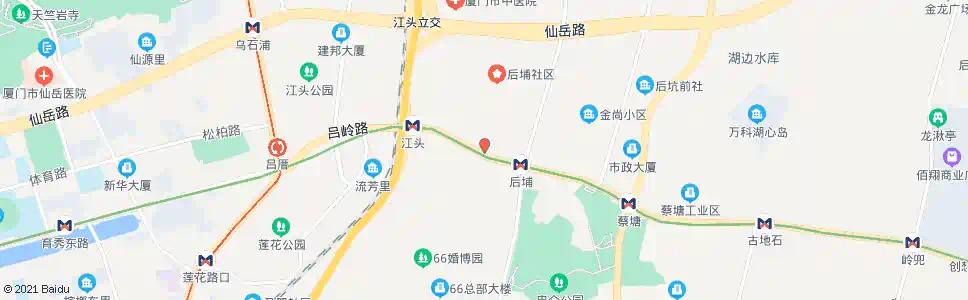 厦门公路管理费中心_公交站地图_厦门公交_妙搜公交查询2025
