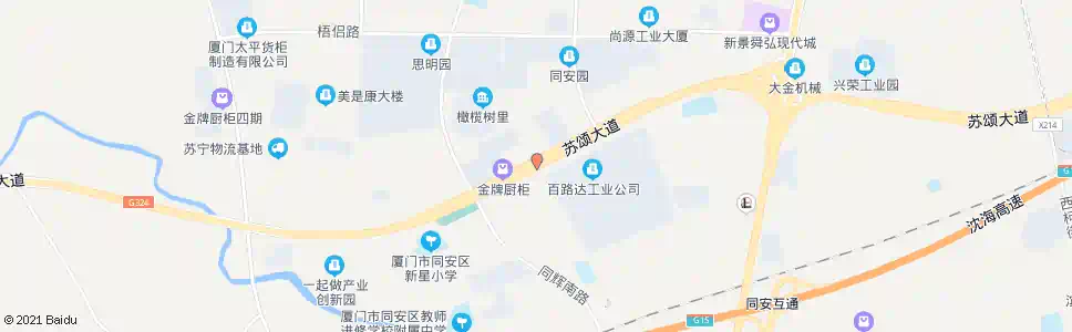 厦门同明南路_公交站地图_厦门公交_妙搜公交查询2025