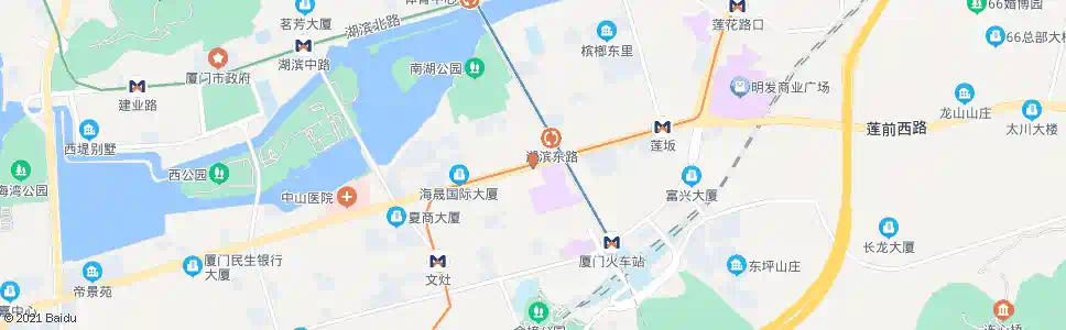 厦门湖滨四里_公交站地图_厦门公交_妙搜公交查询2025