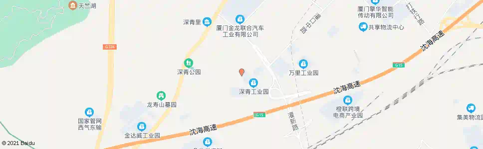 厦门深青公交场站_公交站地图_厦门公交_妙搜公交查询2025