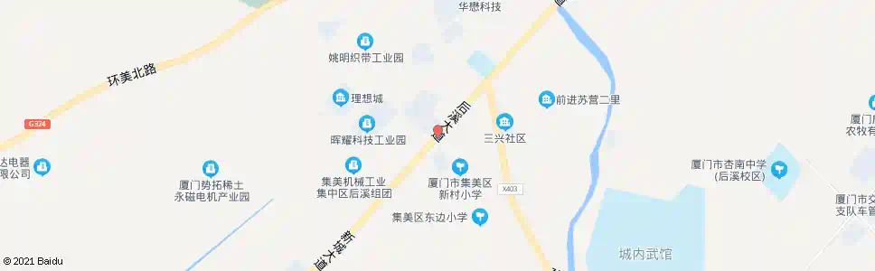 厦门新田_公交站地图_厦门公交_妙搜公交查询2025