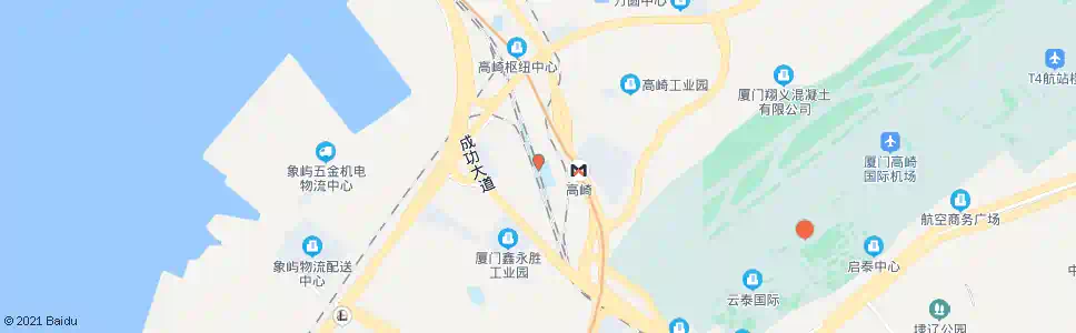 厦门高崎道口_公交站地图_厦门公交_妙搜公交查询2025