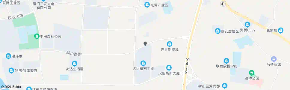 厦门达运宿舍_公交站地图_厦门公交_妙搜公交查询2025