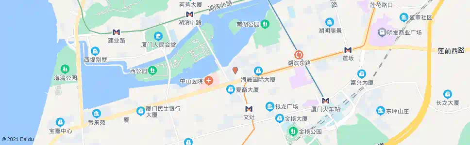 厦门湖滨一里_公交站地图_厦门公交_妙搜公交查询2025