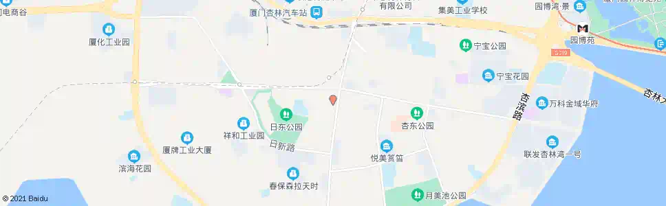 厦门杏滨街道办_公交站地图_厦门公交_妙搜公交查询2025