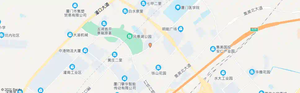 厦门风景湖公园_公交站地图_厦门公交_妙搜公交查询2025