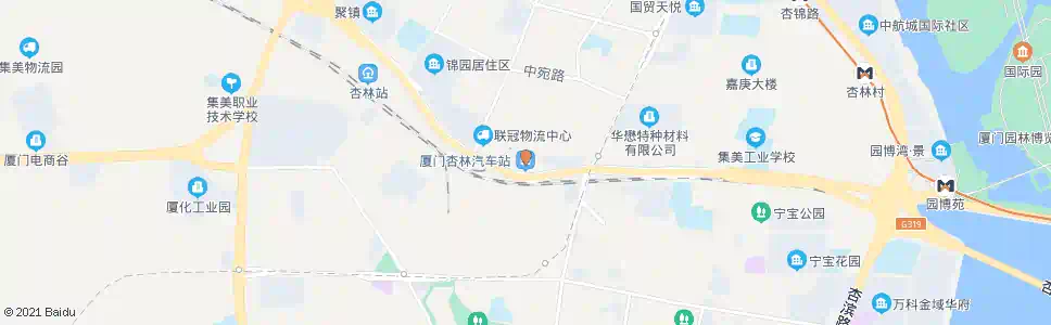 厦门杏林汽车站_公交站地图_厦门公交_妙搜公交查询2025