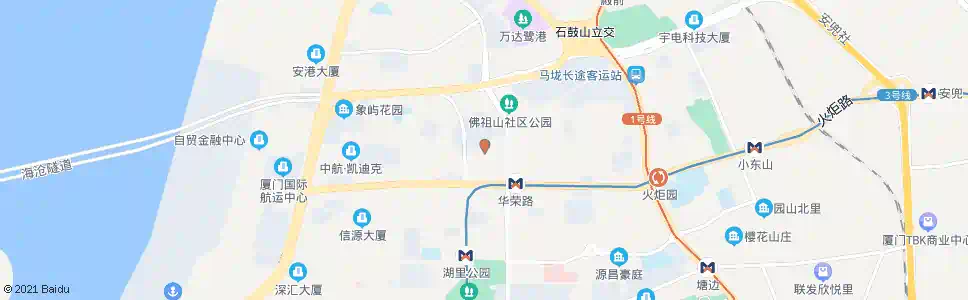 厦门悦华公寓_公交站地图_厦门公交_妙搜公交查询2025