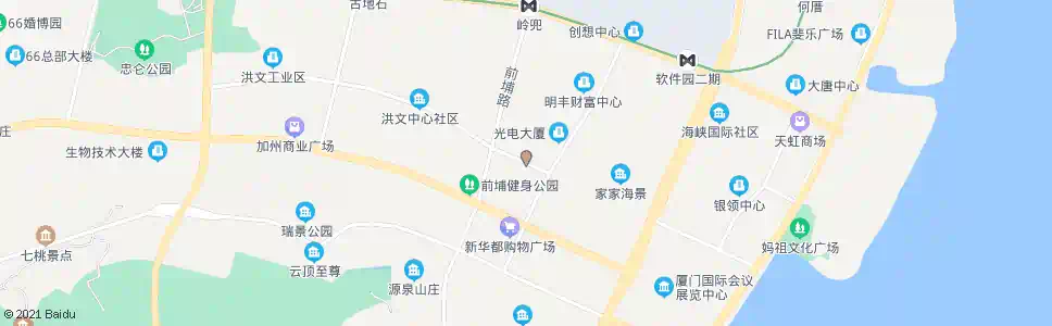 厦门东盛花园_公交站地图_厦门公交_妙搜公交查询2025
