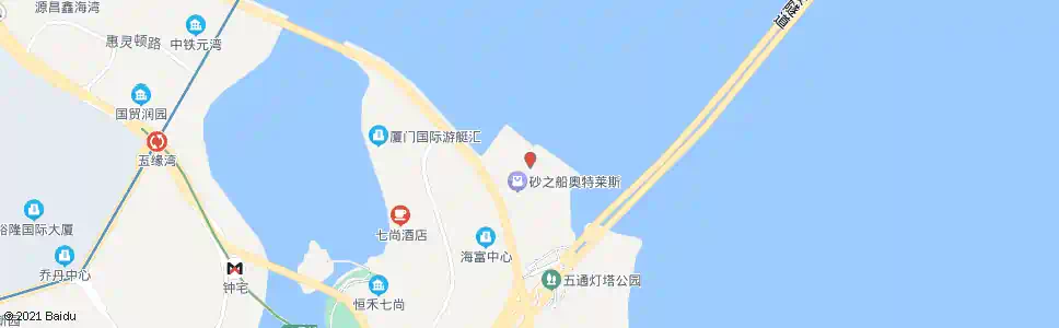 厦门五通码头_公交站地图_厦门公交_妙搜公交查询2025