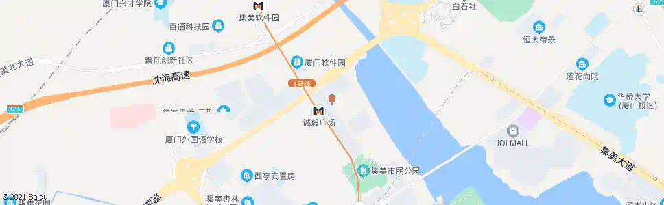 厦门莲花新城_公交站地图_厦门公交_妙搜公交查询2025