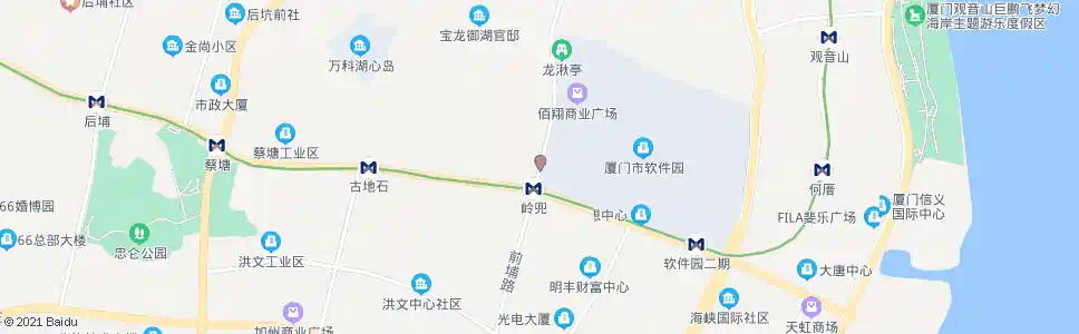 厦门岭兜佳园_公交站地图_厦门公交_妙搜公交查询2025