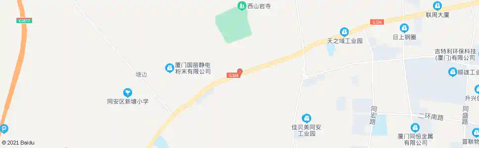 厦门西山_公交站地图_厦门公交_妙搜公交查询2025