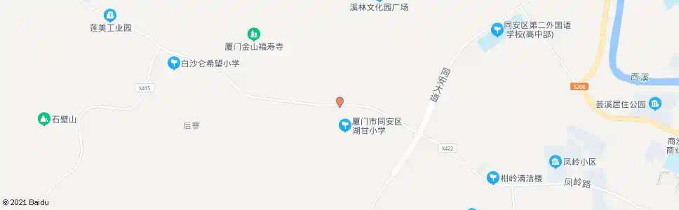 厦门湖甘_公交站地图_厦门公交_妙搜公交查询2025