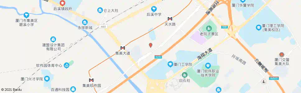 厦门崎坑桥_公交站地图_厦门公交_妙搜公交查询2025