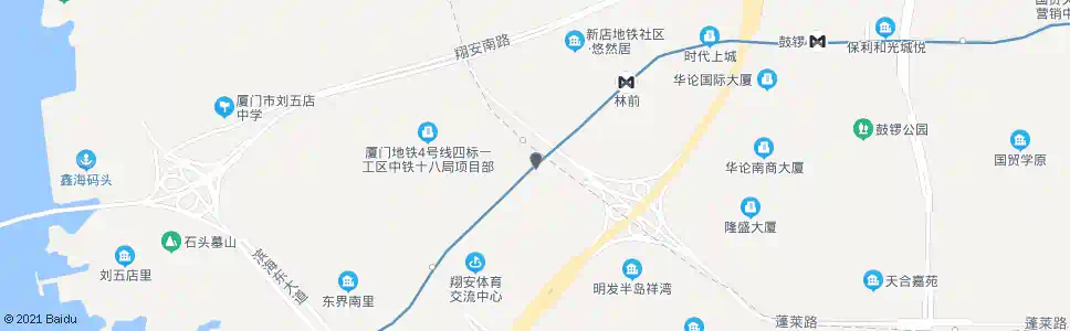 厦门洪坑_公交站地图_厦门公交_妙搜公交查询2025
