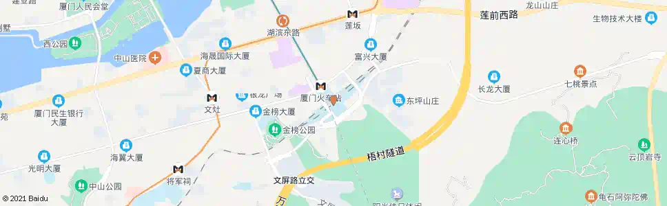 厦门厦大中门_公交站地图_厦门公交_妙搜公交查询2025