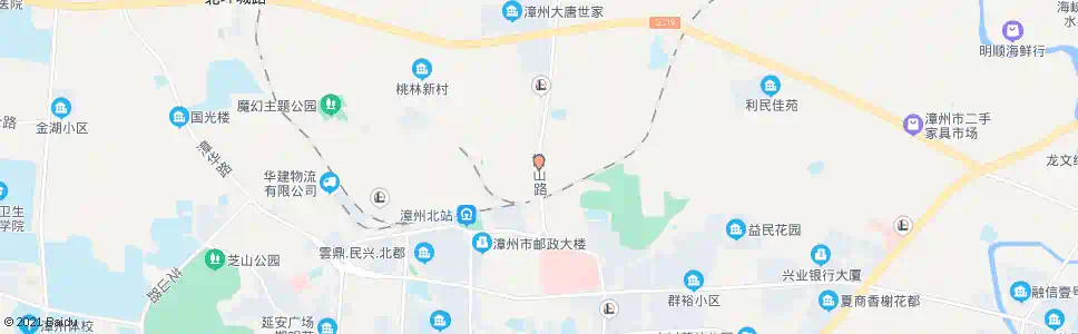 漳州岱山村_公交站地图_漳州公交_妙搜公交查询2025