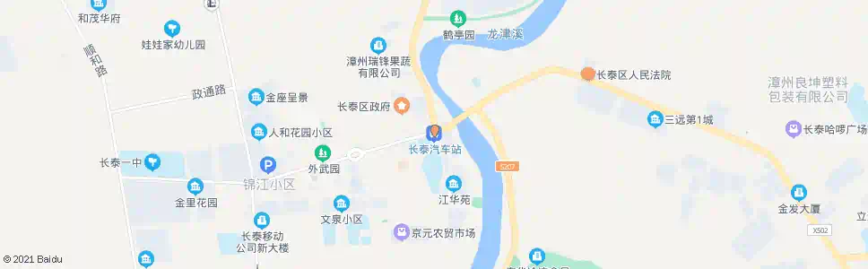 漳州长泰车站_公交站地图_漳州公交_妙搜公交查询2025