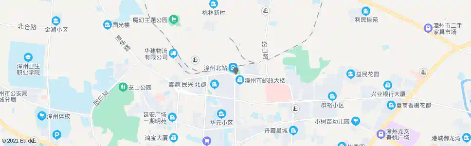 漳州火车站广场_公交站地图_漳州公交_妙搜公交查询2025
