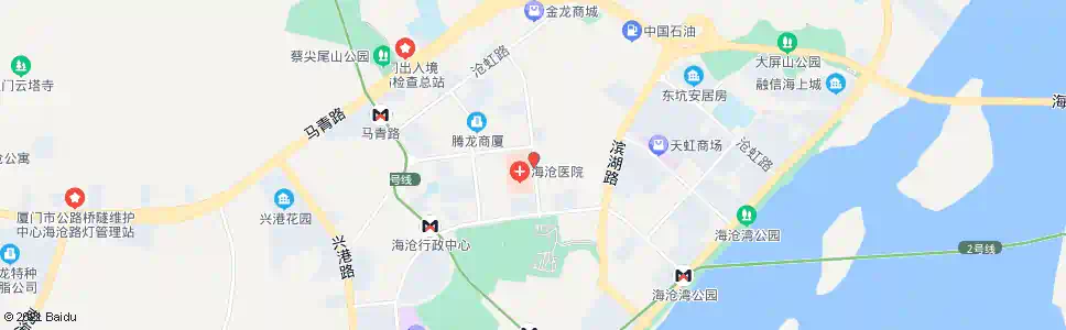 漳州海沧医院东门_公交站地图_漳州公交_妙搜公交查询2025
