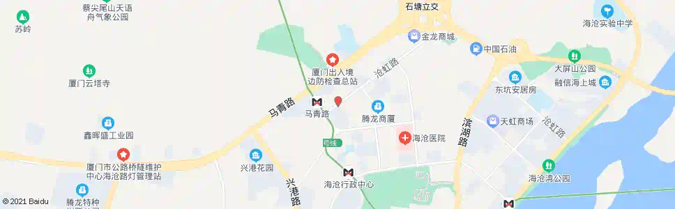 漳州海沧房产_公交站地图_漳州公交_妙搜公交查询2025