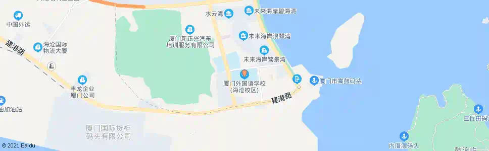 漳州海沧外国语学校_公交站地图_漳州公交_妙搜公交查询2025