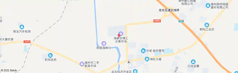 漳州海峡物流城_公交站地图_漳州公交_妙搜公交查询2025