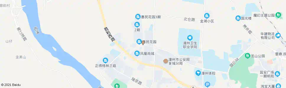 漳州惠民花园_公交站地图_漳州公交_妙搜公交查询2025