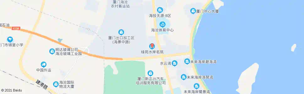漳州水岸名筑_公交站地图_漳州公交_妙搜公交查询2025