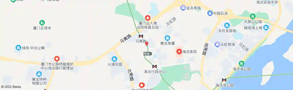 漳州海沧车场_公交站地图_漳州公交_妙搜公交查询2025
