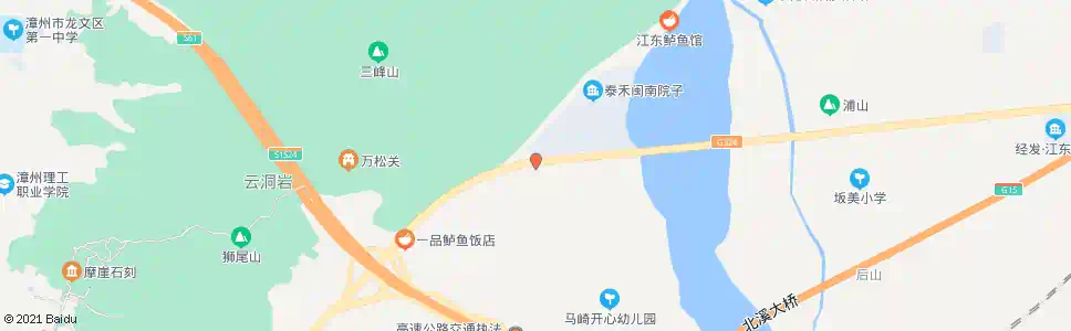 漳州马崎村(G324)_公交站地图_漳州公交_妙搜公交查询2025