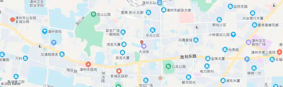 漳州华侨饭店_公交站地图_漳州公交_妙搜公交查询2025