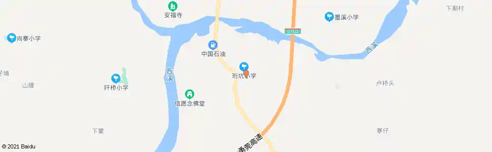 漳州珩坑村_公交站地图_漳州公交_妙搜公交查询2025