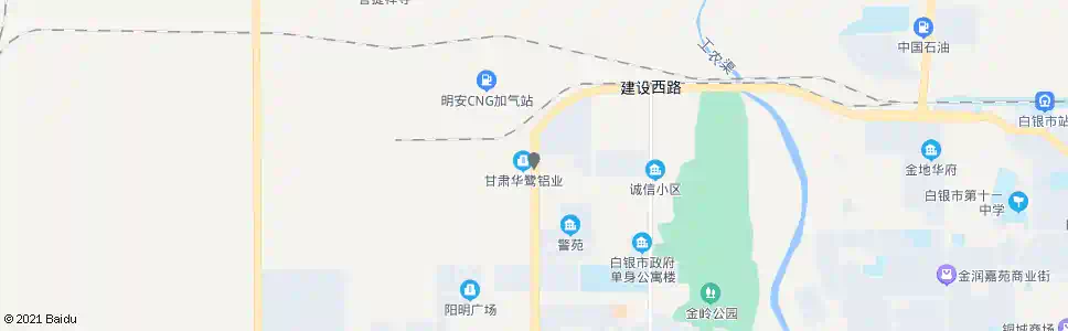 白银华鹭铝业公司_公交站地图_白银公交_妙搜公交查询2025