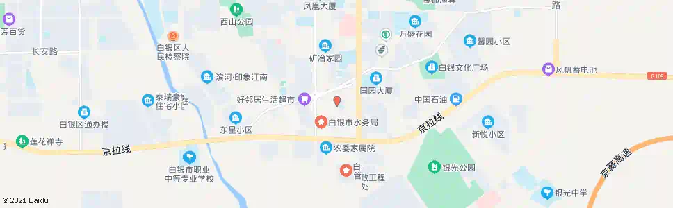 白银白银日报社_公交站地图_白银公交_妙搜公交查询2025