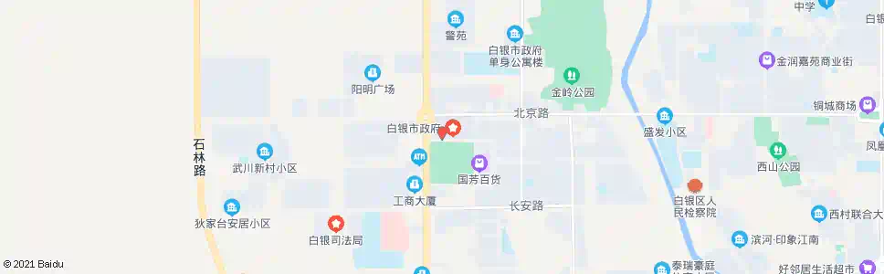 白银一所_公交站地图_白银公交_妙搜公交查询2025
