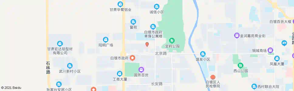 白银市中心血站_公交站地图_白银公交_妙搜公交查询2025