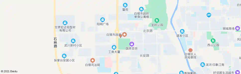白银养路费征稽站_公交站地图_白银公交_妙搜公交查询2025