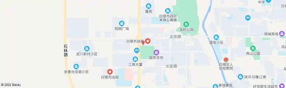 白银建安小区_公交站地图_白银公交_妙搜公交查询2025