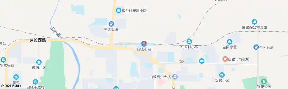 白银火车站_公交站地图_白银公交_妙搜公交查询2025